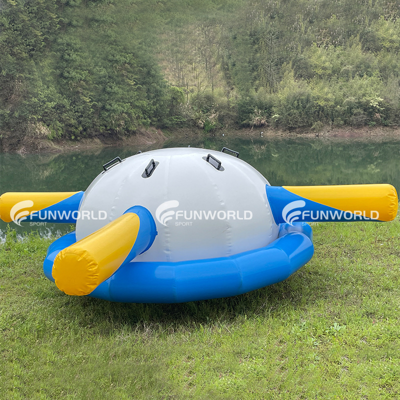 Customized Aqua Park Games Spinning Inflatable Disco Boat Inflatable Disco Towable Inflatable Sport Ski Towable Tube