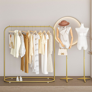 Modern clothing store clothing display rack iron floor-standing wedding dress rack clothing rack