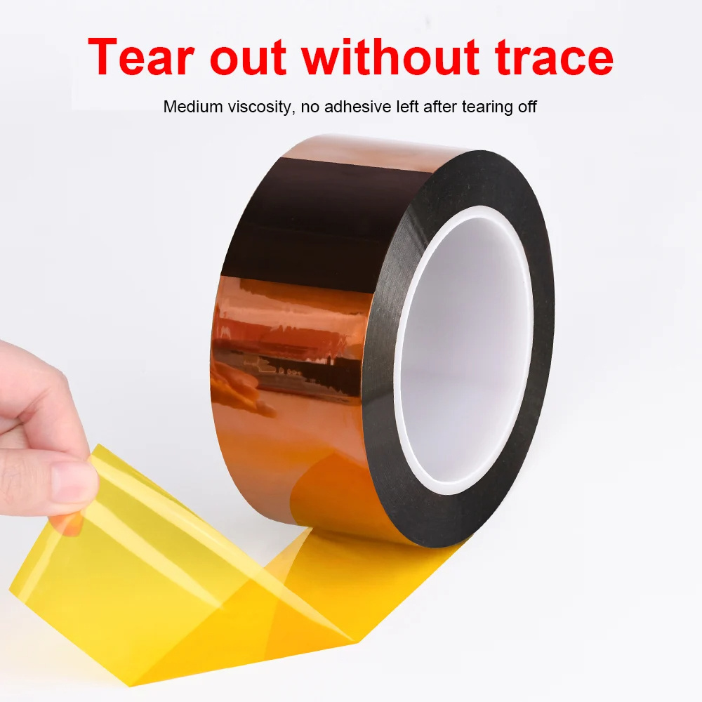 Customizable Amber Insulating Adhesive High Temperature Resistant 50mm Polyimide Film Tape 25mm