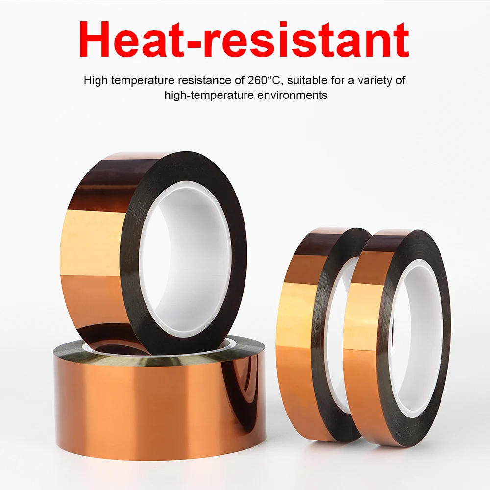 Customizable Amber Insulating Adhesive High Temperature Resistant 50mm Polyimide Film Tape 25mm