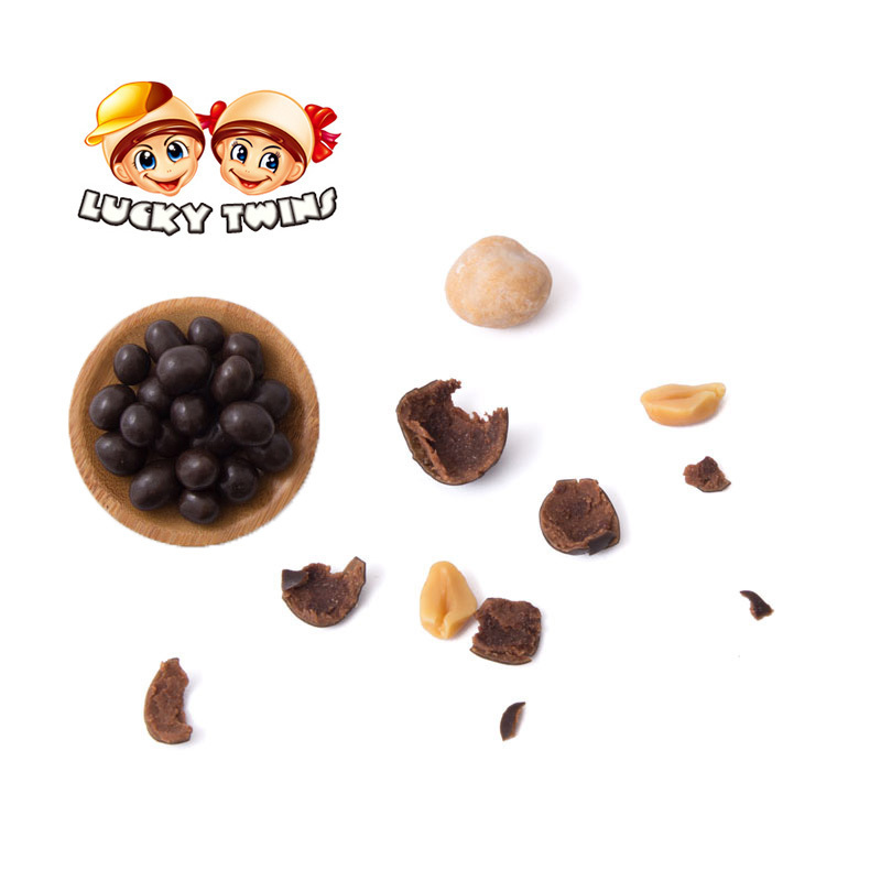 Bulk healthy candy for kids round mini bean chocolate balls