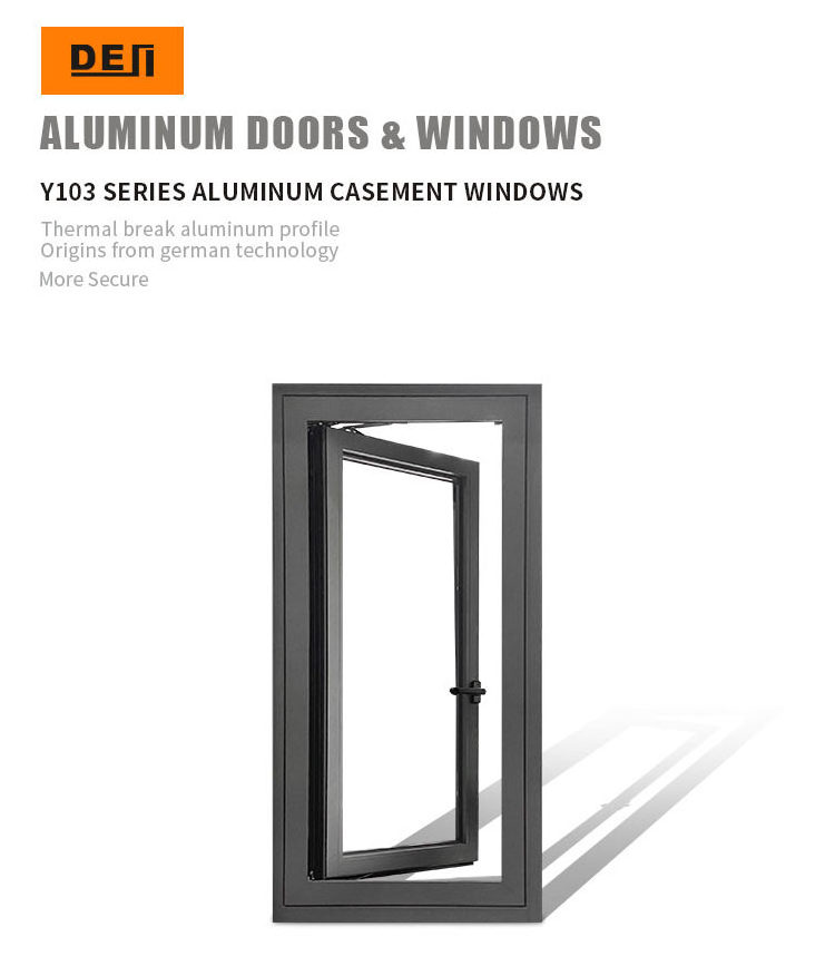 Aluminum/PVC/Plastic/Plastic Steel/Metal/Brass Wire/Composite Material Sliding Window and Casement Windows with screens attached