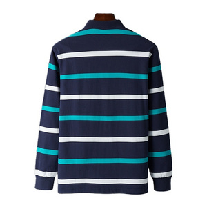 T Shirt Print Plain Cotton Unisex Men  Dropshipping Casual stripe Quantity Custom long sleeve shirt