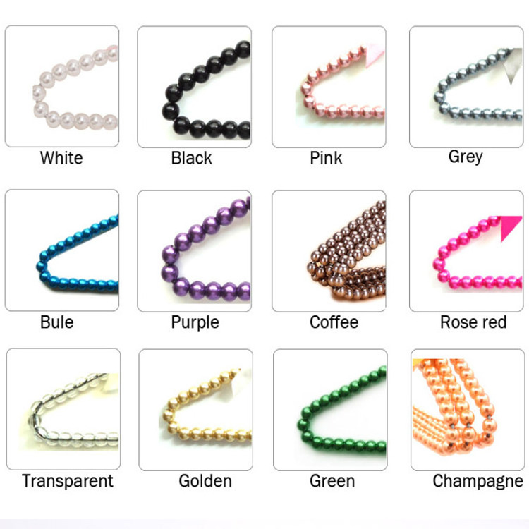 Pet clothes hangers Fashionable multi-color pearl pet hanger Slip resistant beaded hangers are hot sellers 20cm wholesale pet