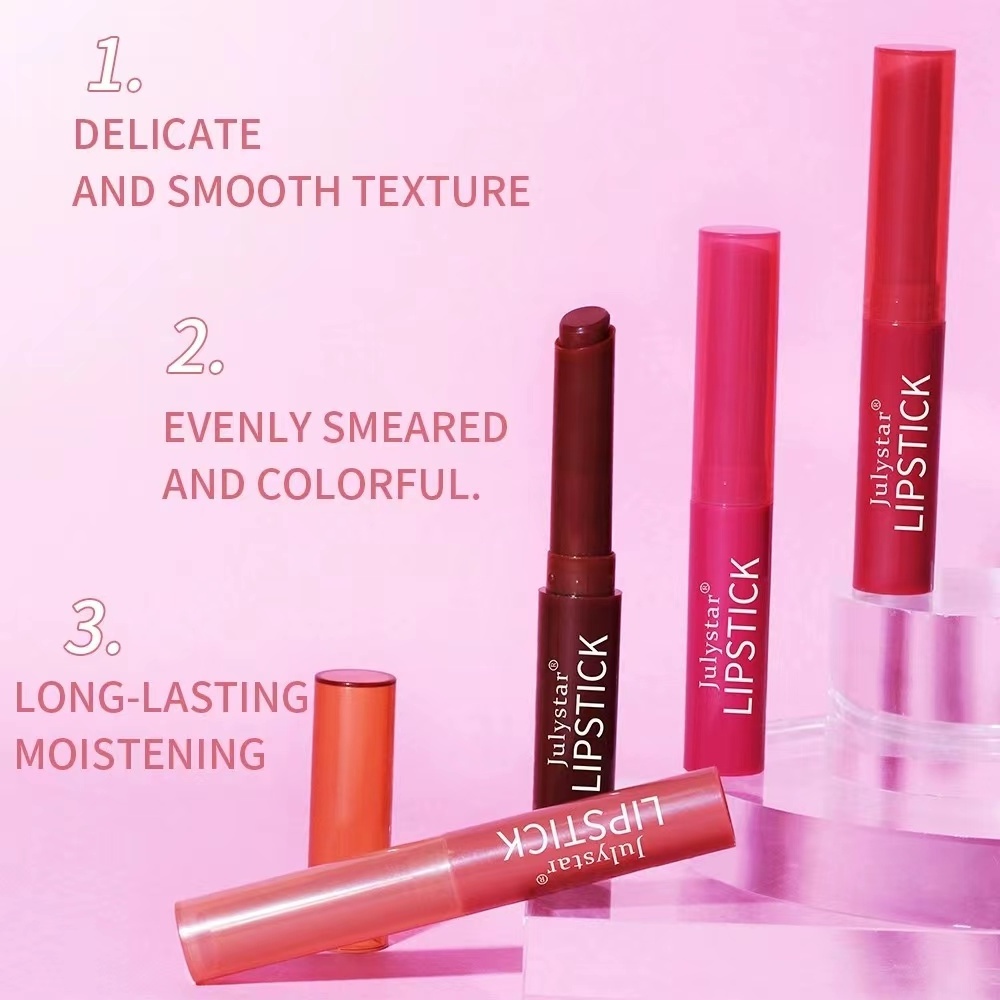 6 Colors Spot Goods OEM Wholesale Lipsticks Durable Waterproof Lip Stick Penis Shaped Lipstick