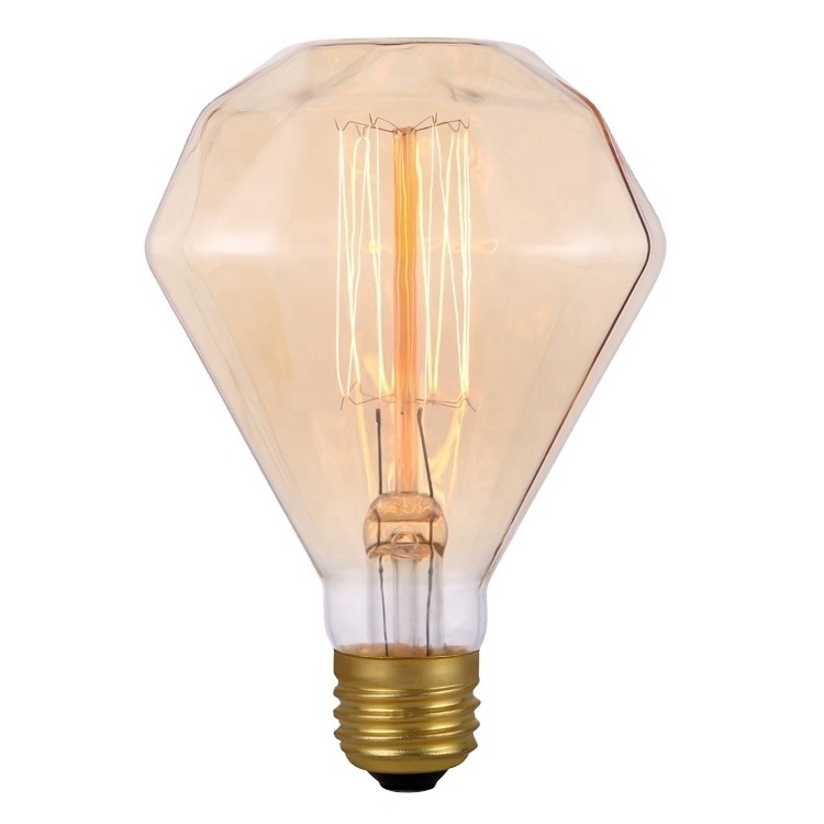 New product Led Lamp shaped Edison Bulb 220V E26 E27 Tungsten Glass light Bulb