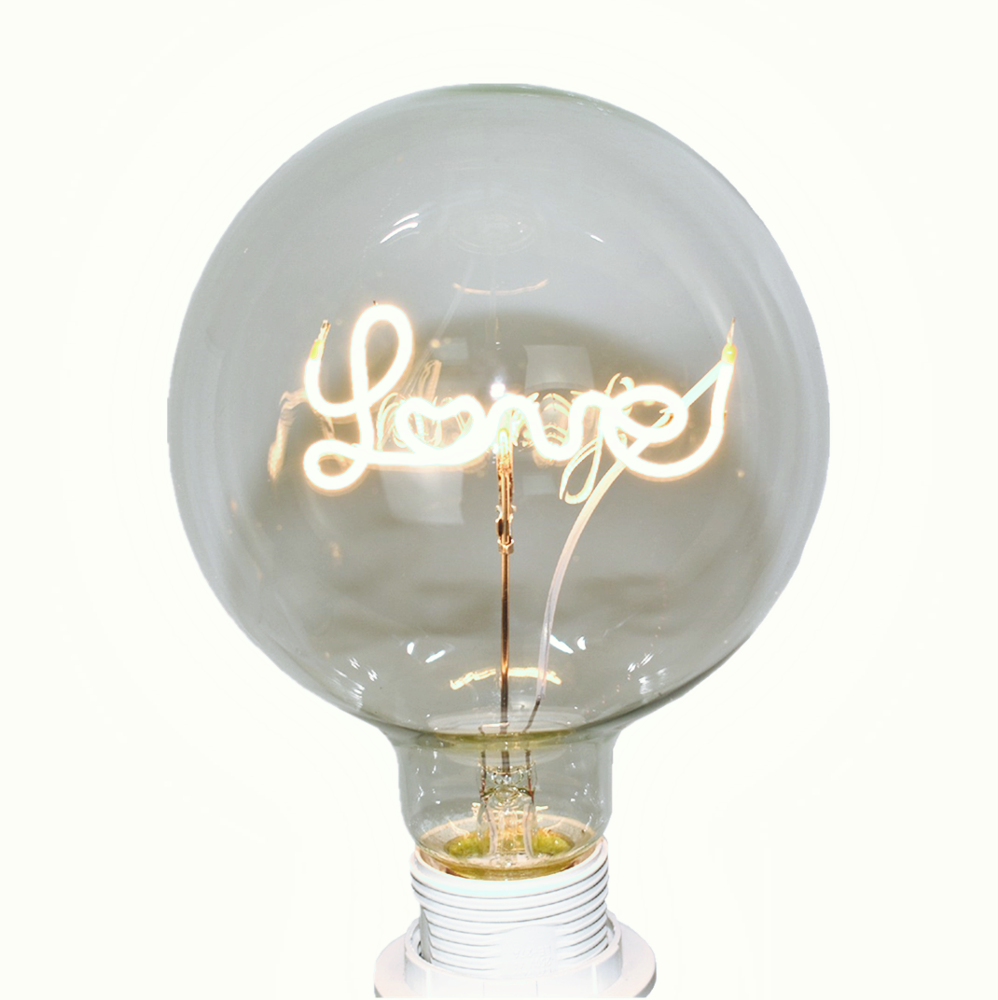 Spiral led filament Edison bulb warm white 4w E27 soft filament Edison light bulb for decorative Christmas