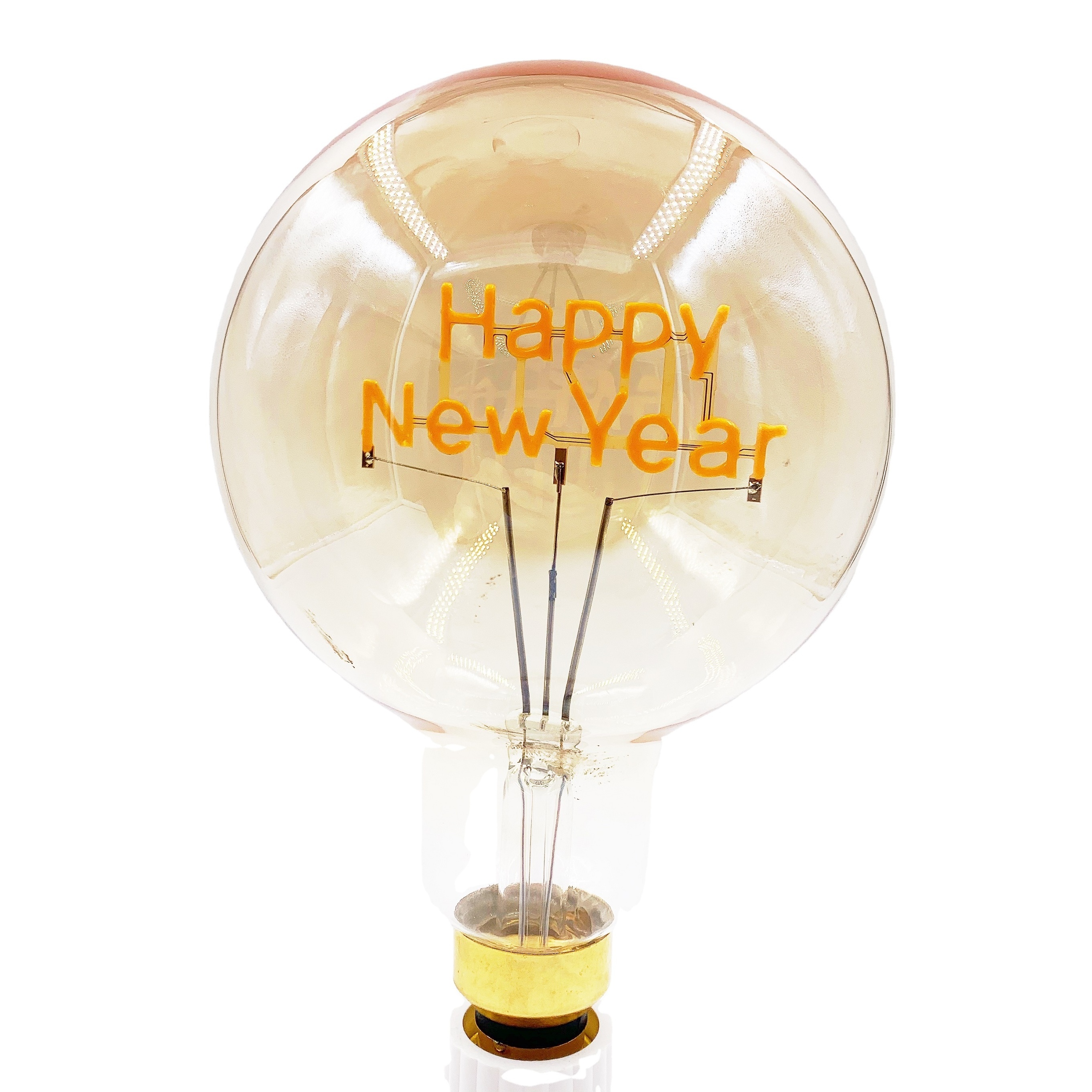 Spiral led filament Edison bulb warm white 4w E27 soft filament Edison light bulb for decorative Christmas