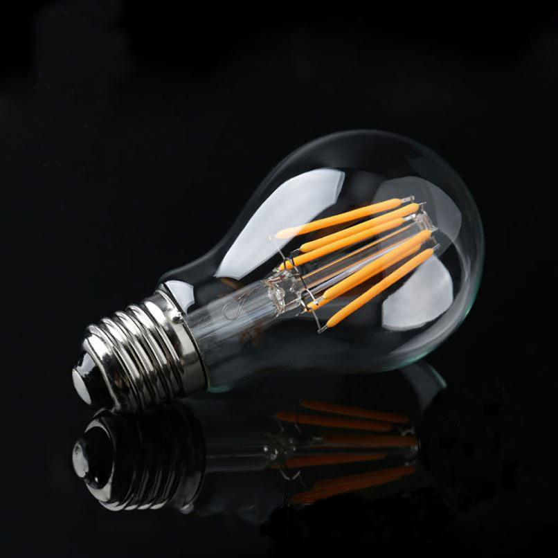 12V 24V 36V 48V AC DC dimmable A19 A60 filament led bulb with E26 E27 B22 base edison bulb