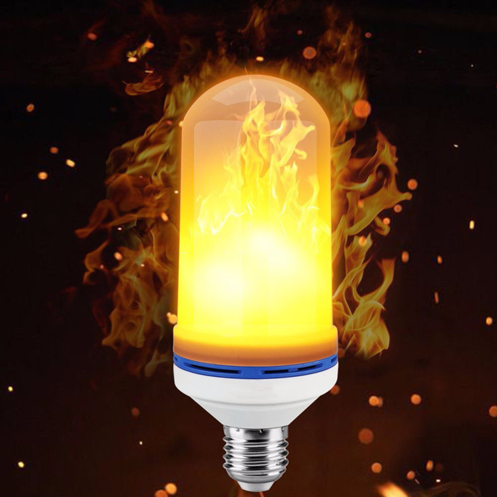 Led Fire Effect Light Bulb 12V DC Flame Led Light Bulbs Flickering Light Bulb For Indoor/Outdoor /Christmas Decoration