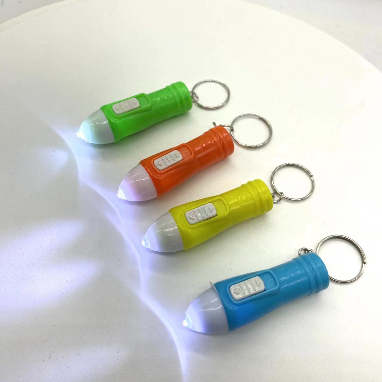 Cute mini UV keychain led light UV color light keychain Flashlight