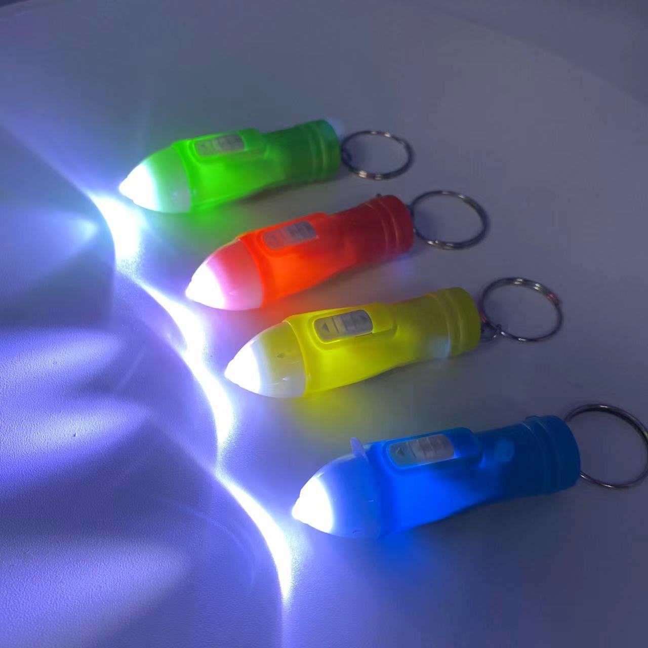 Cute mini UV keychain led light UV color light keychain Flashlight