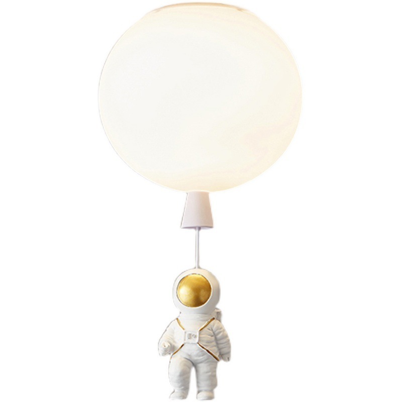 Bedroom Light Children's Room Chandelier Boys Girls Room Light Cartoon creative astronaut space chandelier