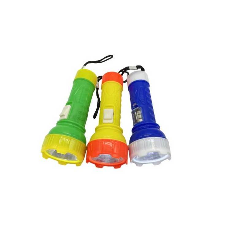 Household Portable Battery LED Flashlight Mini Outdoor Camping And Home Emergency Flashlight LED Touch Kids Glowing Toy