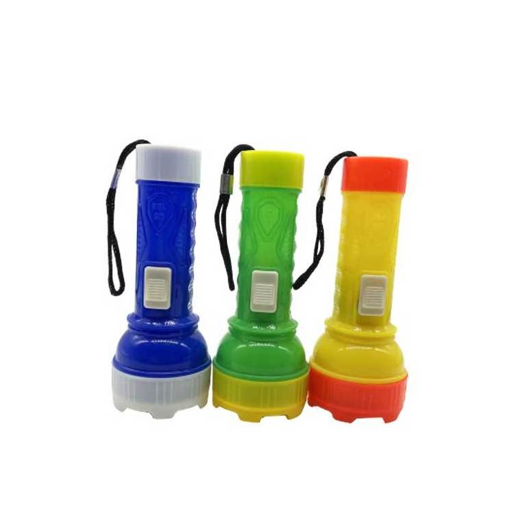 Household Portable Battery LED Flashlight Mini Outdoor Camping And Home Emergency Flashlight LED Touch Kids Glowing Toy