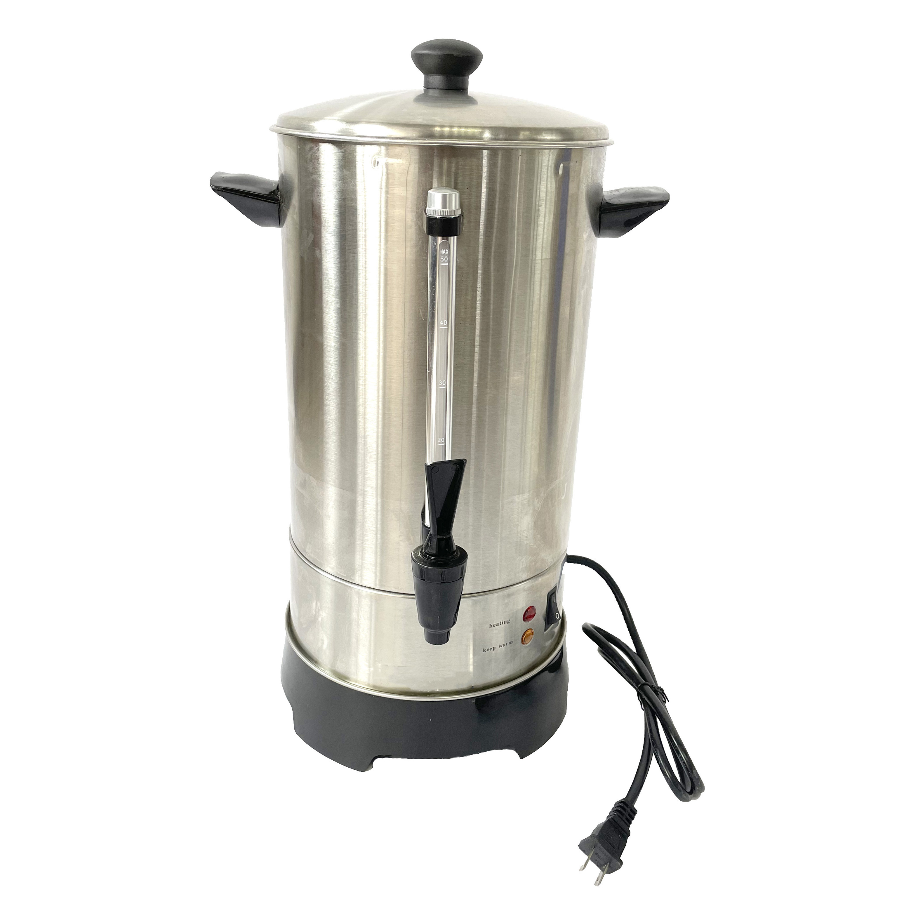 6L Stainless Steel Electric Water Boiler & Coffee Urn for Shabbat