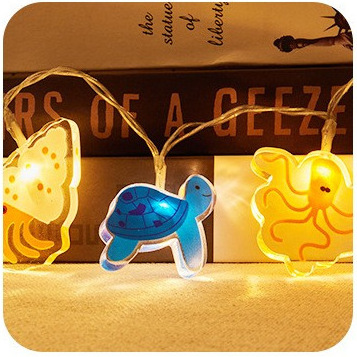 led light string small light cartoon animal cute dinosaur shape children's bedroom decorative light string