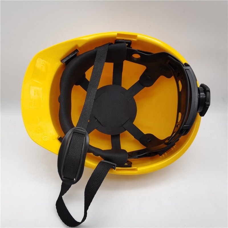 casco protector de seguridad industrial half brim EN397 construction mining hard hats safety helmet with custom logo