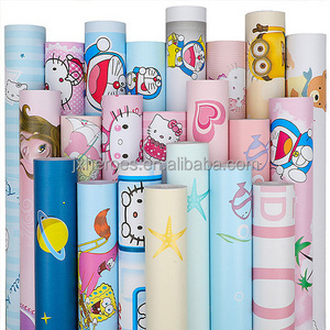 Beautiful Waterproof Peel And Stick Cute Cartoon Kids Wallpaper Home Decoration