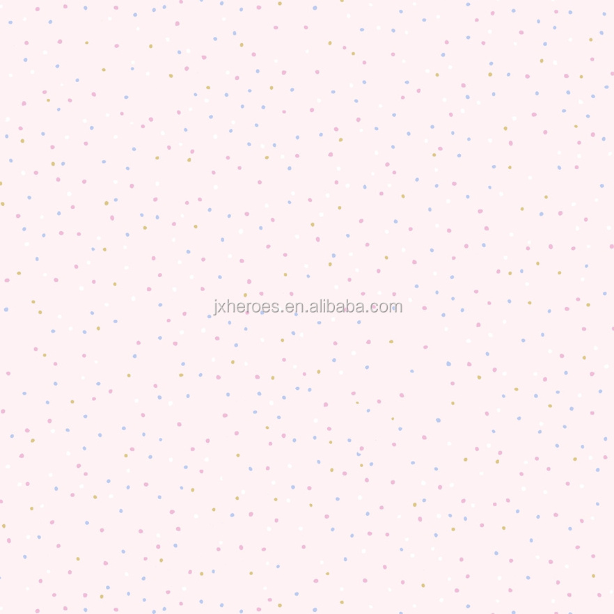 Little Dots Cartoon Wallpaper for Kids Room