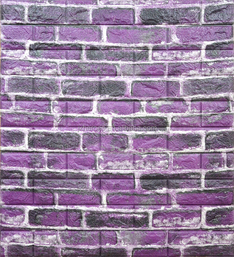 Old Town 3D Brick PE Foam Peel and Stick Wallpaper Sticker