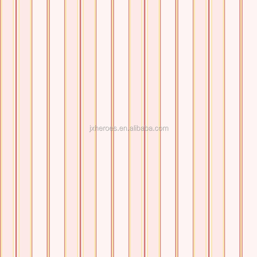 New Vertical Stripes Design Baby Room Wallpaper