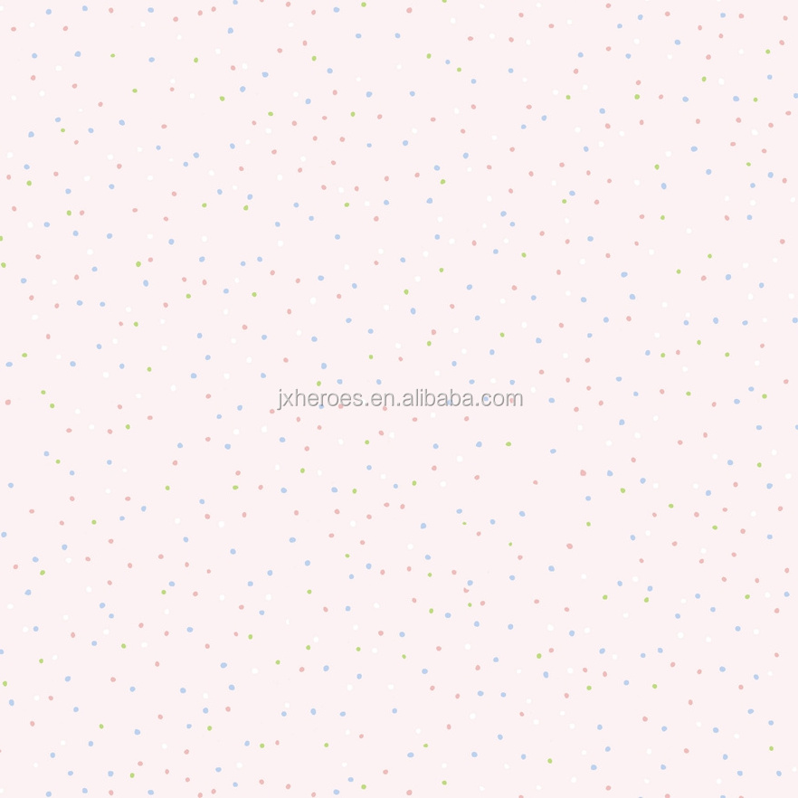 Little Dots Cartoon Wallpaper for Kids Room