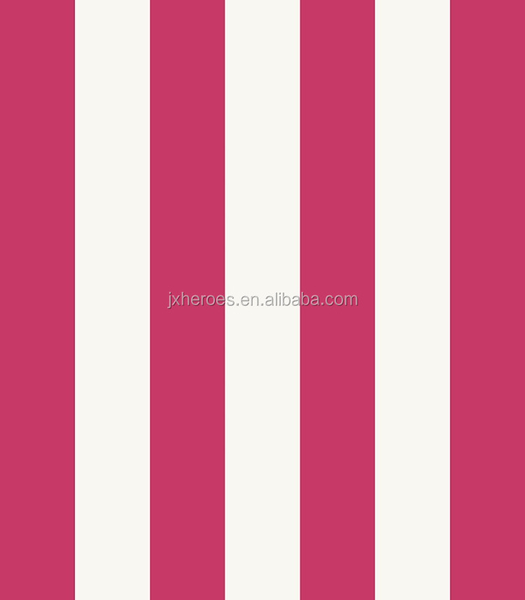 Modern Red Blue and White Stripes Vertical Pattern Living Room Bedroom Wallpaper Home Decoration