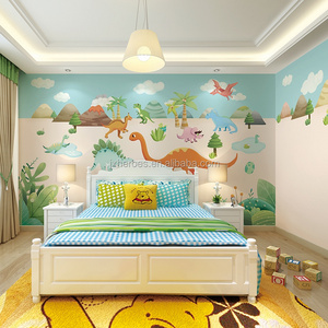 Boys and Girls Favorite Dinosaur Series Children Room Wall Mural Kids Wallpaper