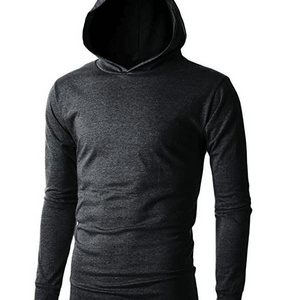 Custom Merino Wool 1/4 Button Kangaroo Pocket Men Merino Wool Hoodie With Snap Button