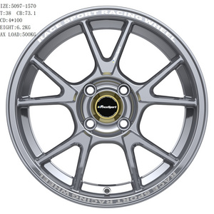 Modified Alloy Rims 4x100 wheels Flow Forming Design Alloy Wheel 15 18 Inch Alloy Rims