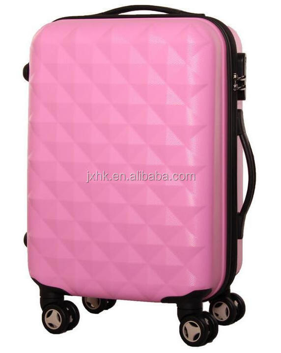 trolley case luggage travel bags and hard suitcase ABS PC carry on luggage