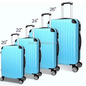 20Inch 24Inch 28Inch 3 piece luggage travel bag set ABS suitcase with zipper lock