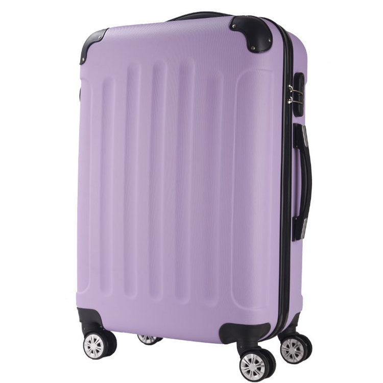 Best selling abs or polycarbonate material hard suitcase plastic trolley bags colorful travel luggage