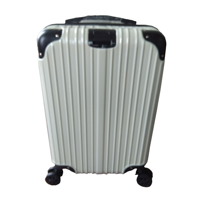 newest design abs trolley luggage set portable travel suitcase with cup water bottle hanger or bags hanging port