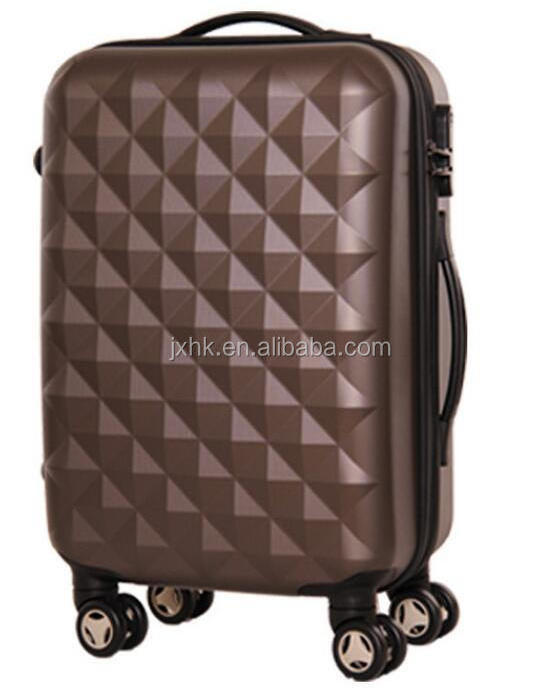 trolley case luggage travel bags and hard suitcase ABS PC carry on luggage