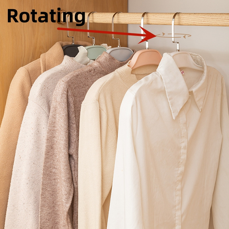 Wide Shoulder Plastic Clothing Hanger,Suit Clothes Hanger Seamless Coat Drying Racks ,Wardrobe Room Storage Organizer