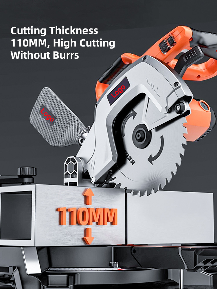 New Design Compound Electric Miter Saw for Aluminum and Wood Miter Saw Serra Circular Concrete Circular Saw