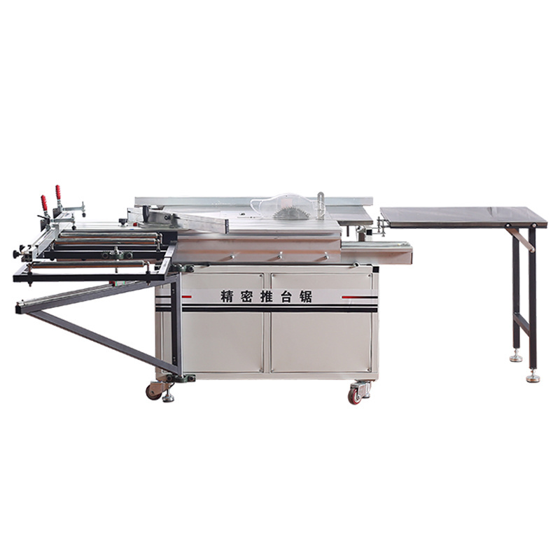 Small Swing Arm Dust-free Folding Precision Sliding Table Saw for Wood Panel cutting Woodworking Machine