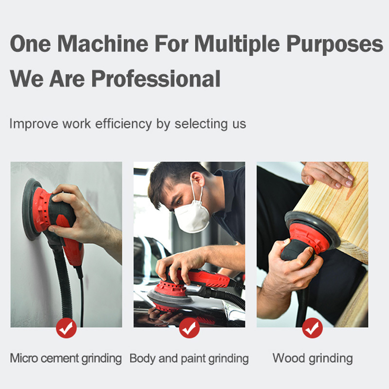 Orbital Sander Brushless Machine 150mm Power Sander Power Tools Polisher Sander Grinding Machine 350W Electric Obm 1.4