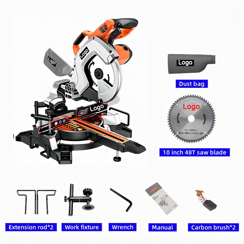 New Design Compound Electric Miter Saw for Aluminum and Wood Miter Saw Serra Circular Concrete Circular Saw