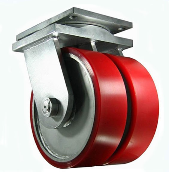 load 1,2,3,4,5,5,8,10 tons heavy duty PU or Nylon caster wheel