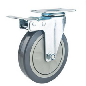 hot sale rueda de 4inch PVC caster trolley wheels 100 mm heavy duty castors