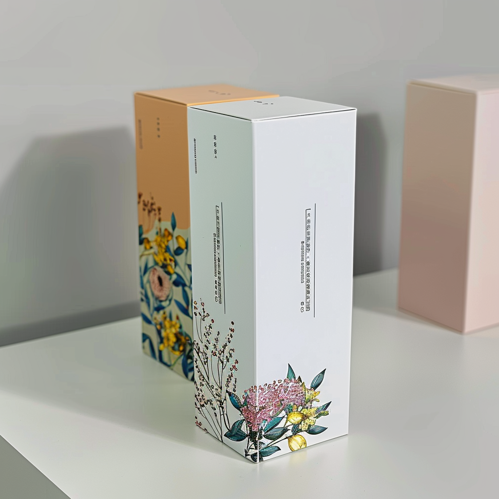 Recyclable pink boxes for packaging cosmetics paper packaging boxes for hand cream cartoon packaging for 30 ml perfume