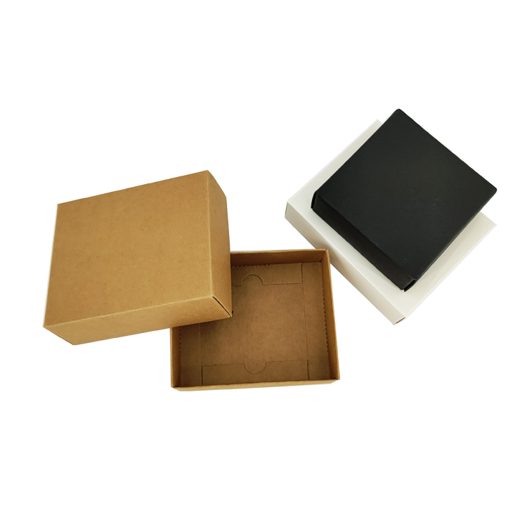 Empty Kraft Paper Box with Lid Custom High-end Large Square Packaging Boxes for Clothing Shoes