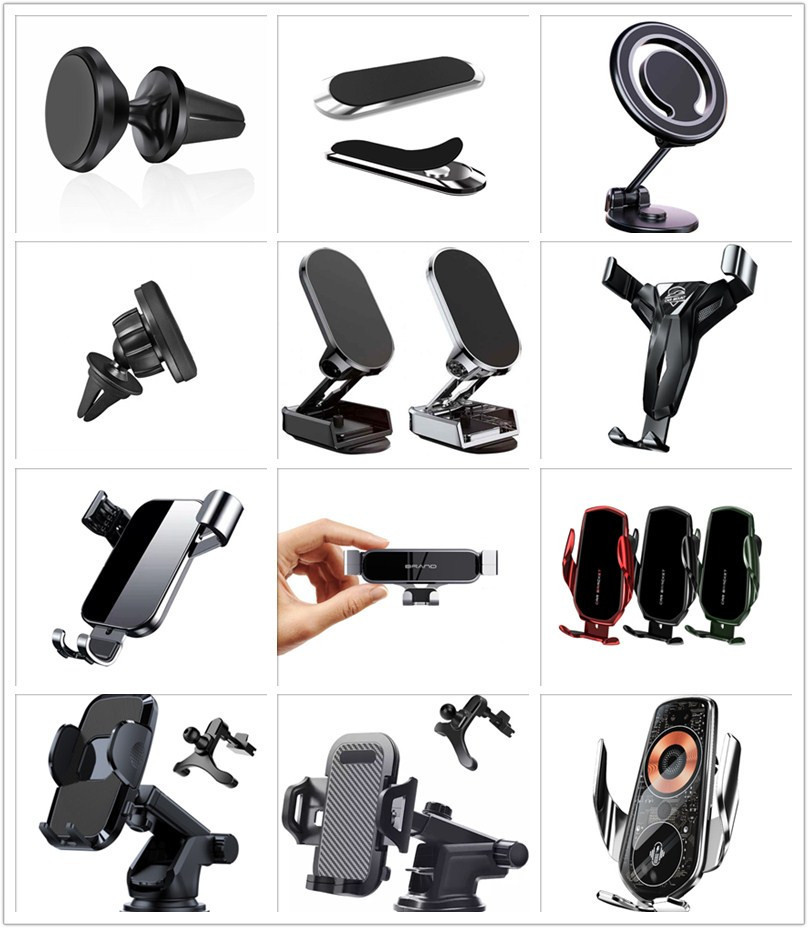 3 In 1 Adjustable Mobile Phone Accessories Air Vent Windshield Dashboard Suction Cradle Car Phone Mount Holder For Car Phones