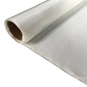 Factory Supply Heat Resistance Fiberglass Cloth White/Gold Plain Woven E-Glass Fiberglass Cloth Fiberglass Fabric