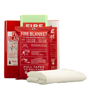 EN1869 2019 1m X 1m emergency safety fire blanket for home and camping