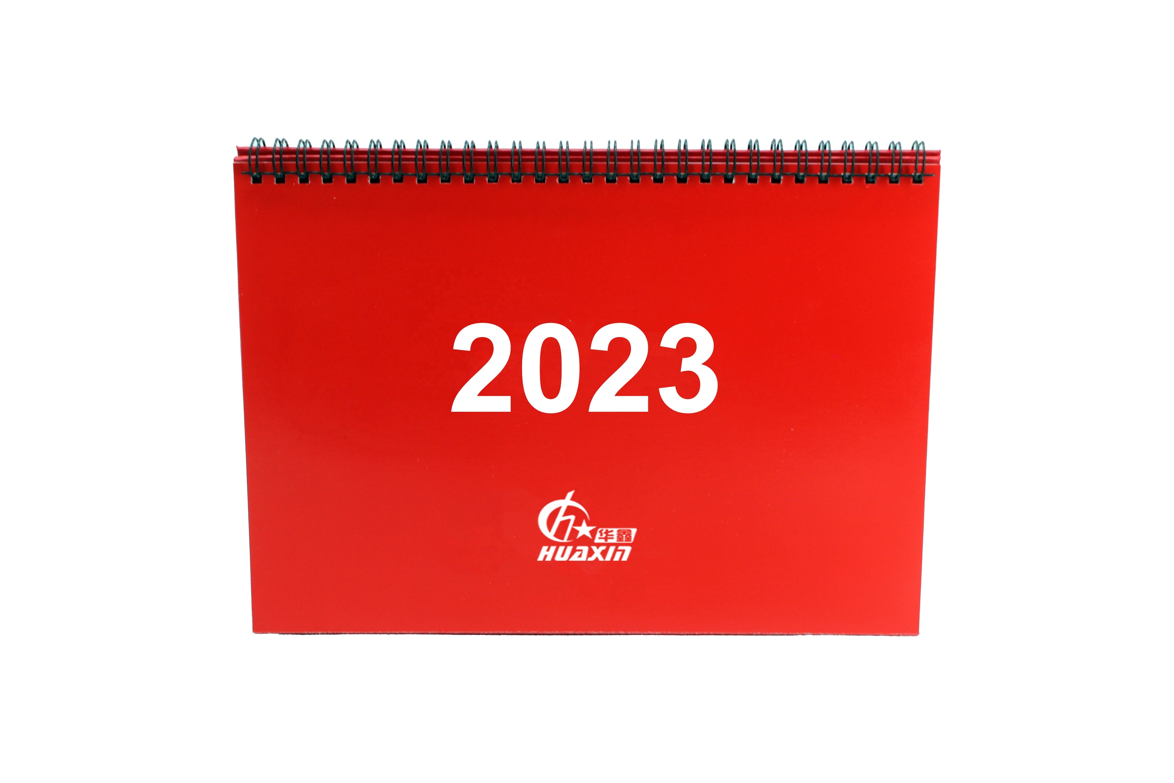 2024 Custom logo desktop calendar office mini spiral 365 day desk calendar