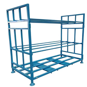 Detachable  60" *60"*60'' powder coated transport large warehouse industrial stack metal tire rack